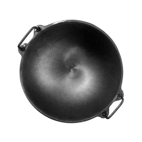 Cast iron grill Kadai 10"